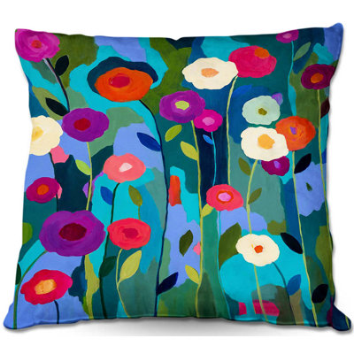 DiaNoche Designs Good Morning Sunshine Sunshine Throw Pillow | KESS